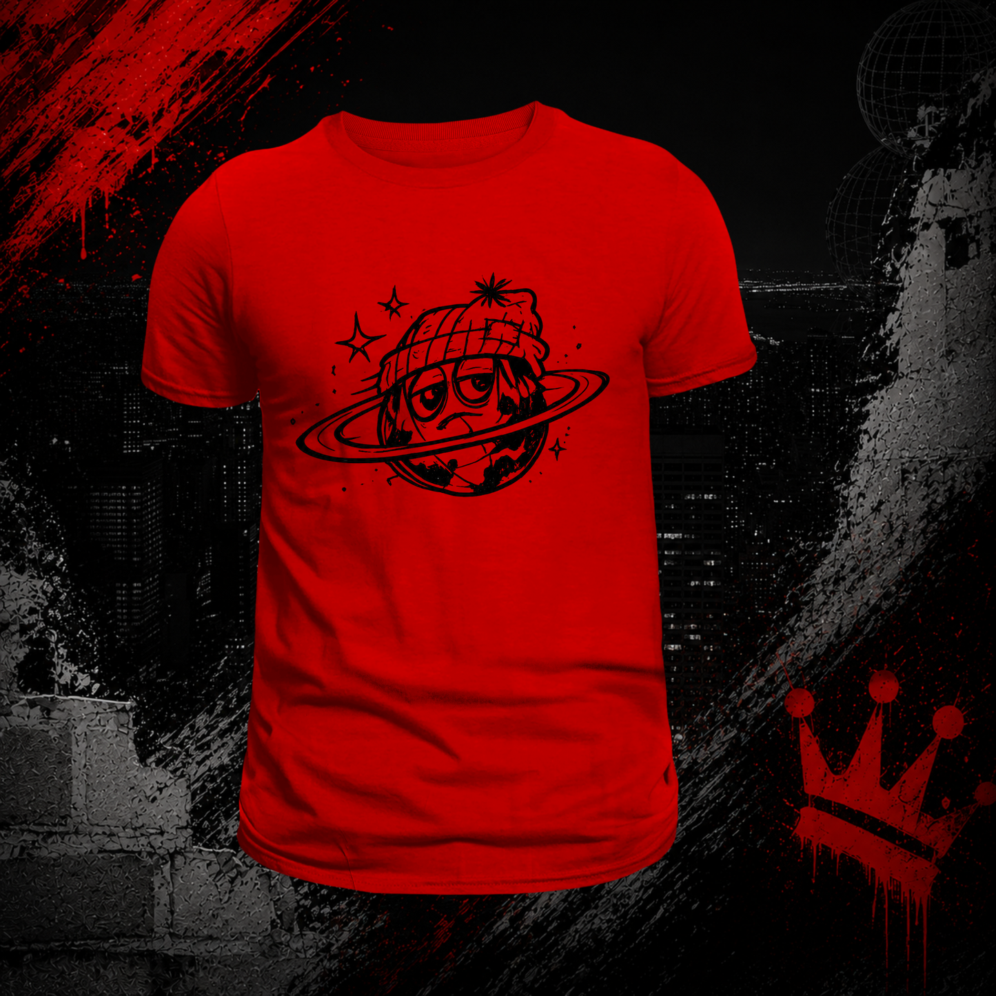 Global Logo Premium Cotton T-Shirt