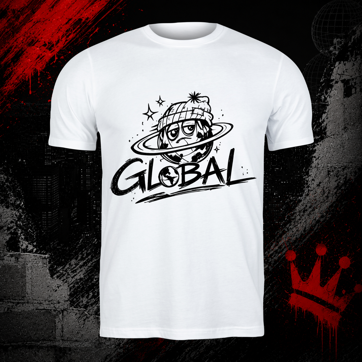 Global Logo Premium Cotton T-Shirt