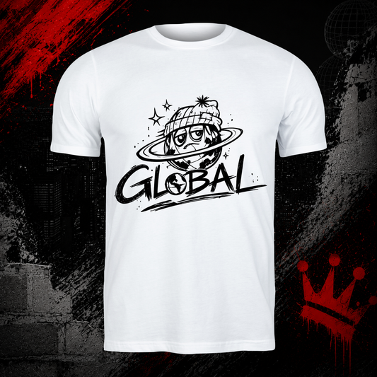 Global Logo Premium Cotton T-Shirt