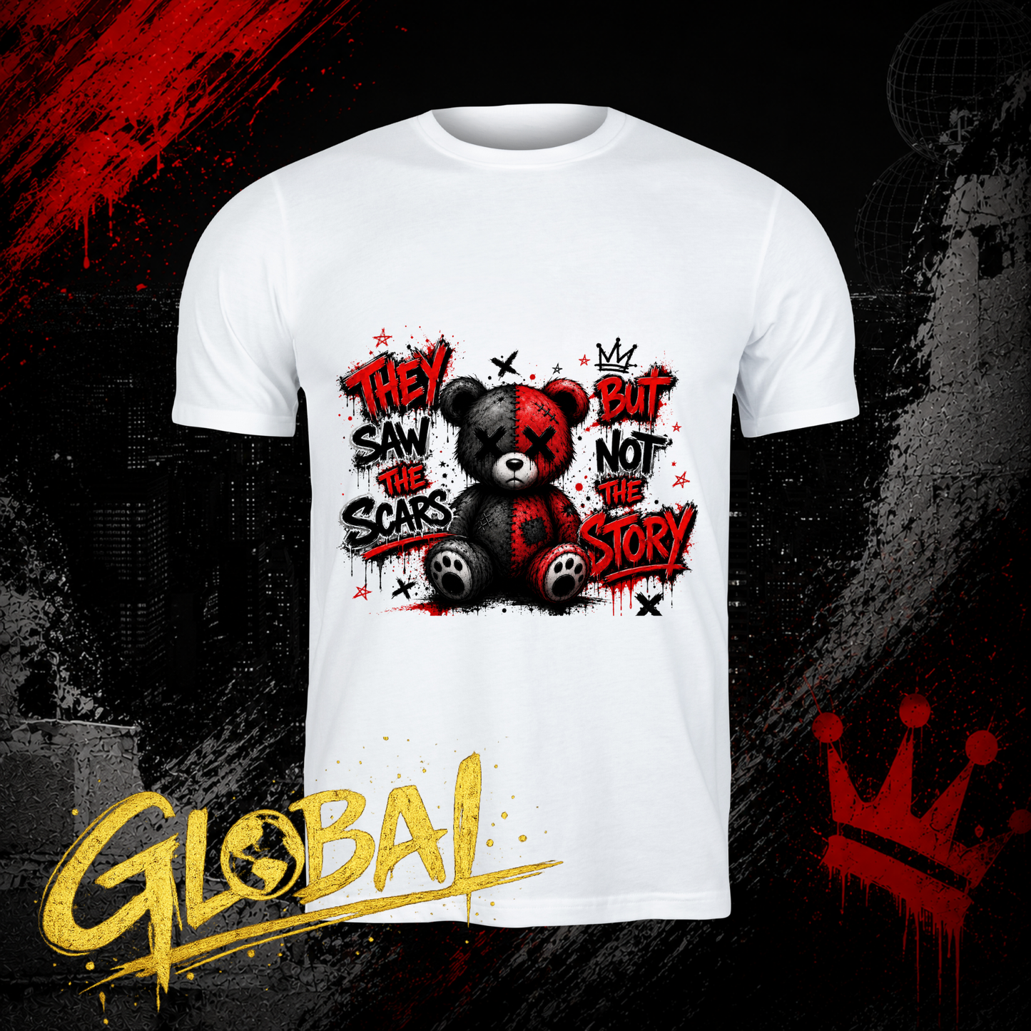 Global "They Saw the Scars" Tee